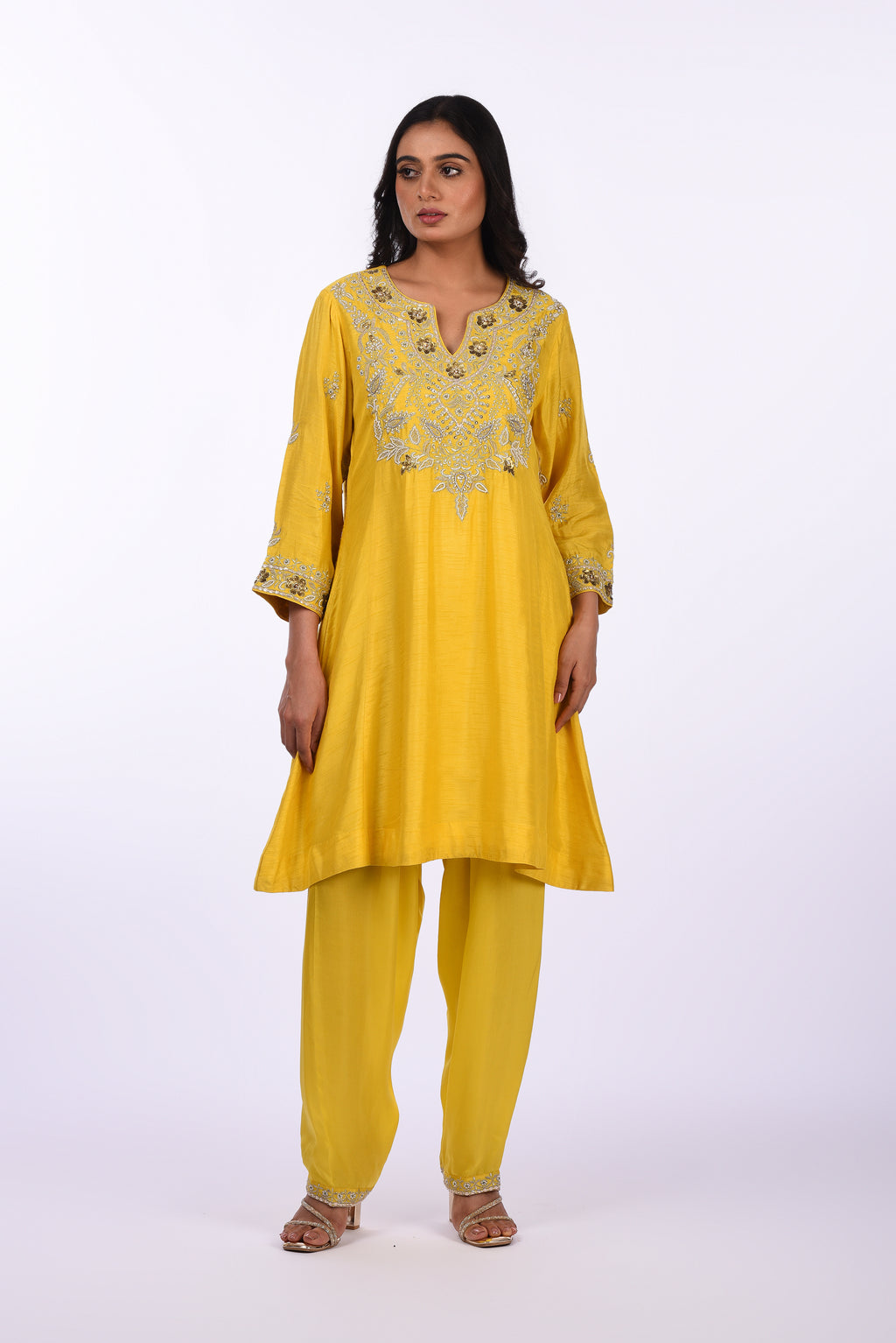 Yellow Short Co-ord Set