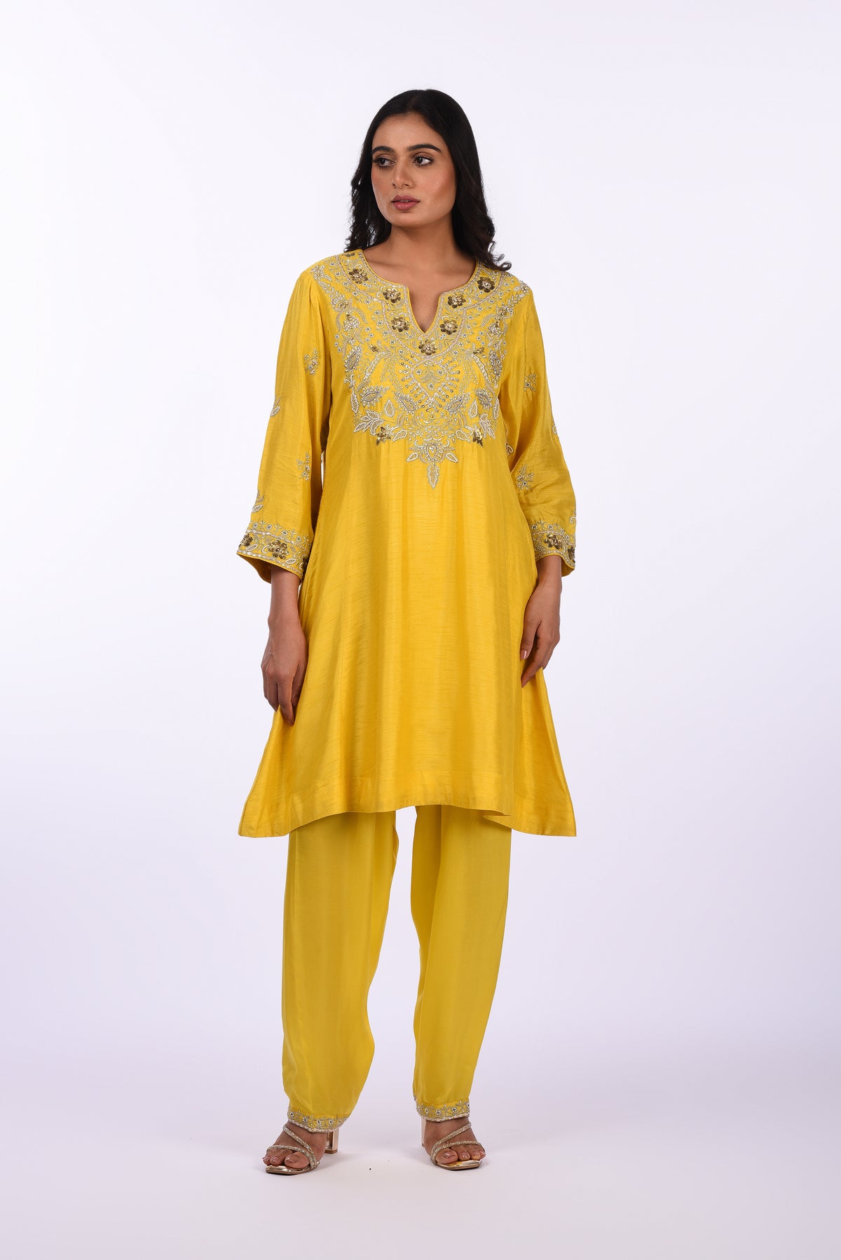 Yellow Short Co-ord Set