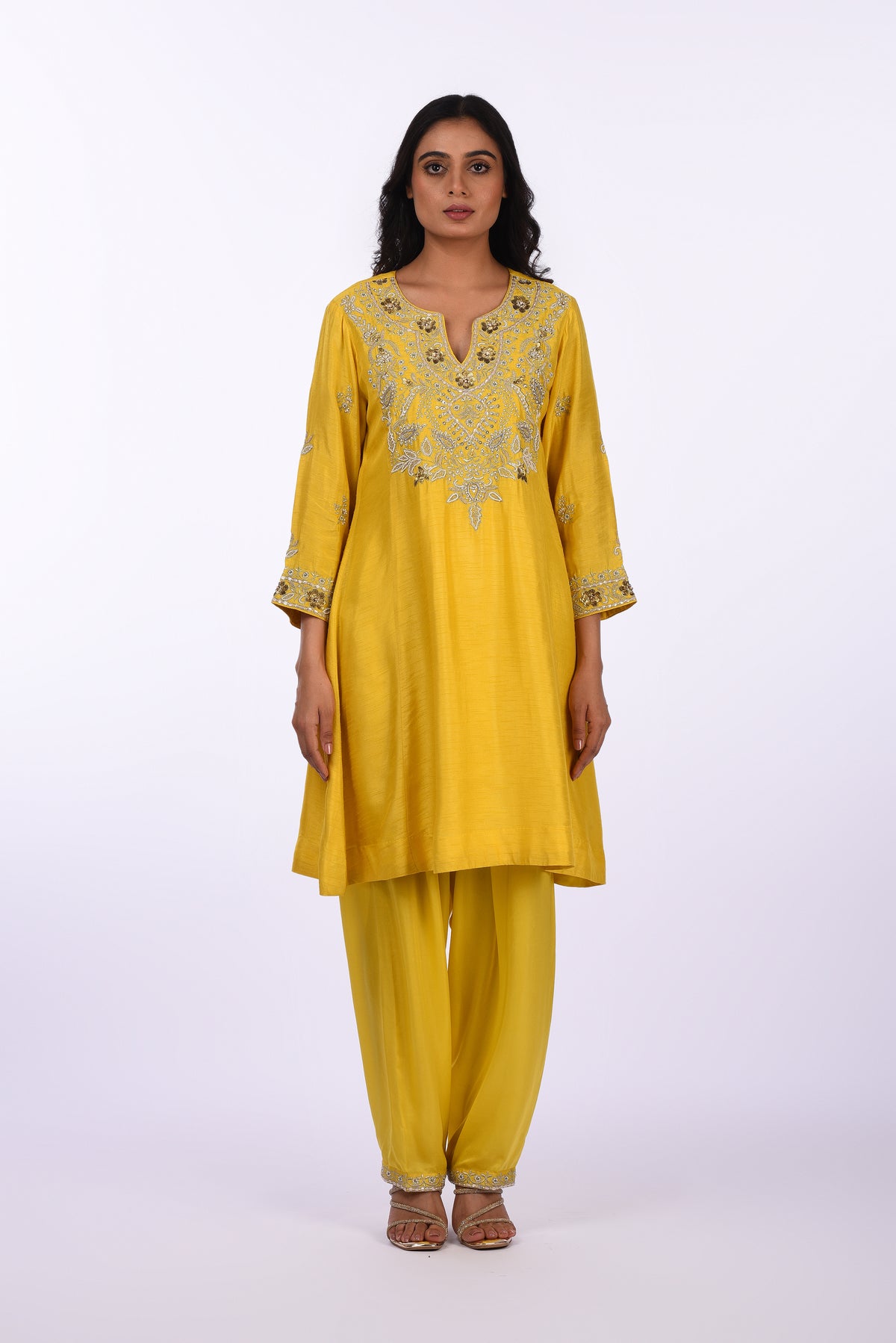 Yellow Short Co-ord Set