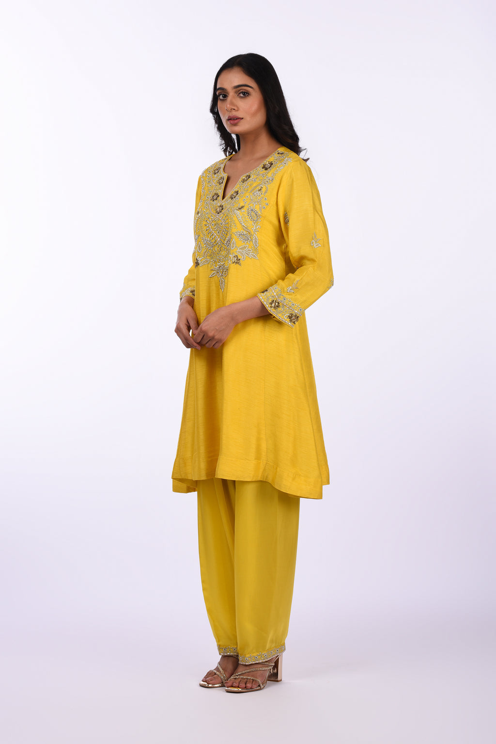Yellow Short Co-ord Set