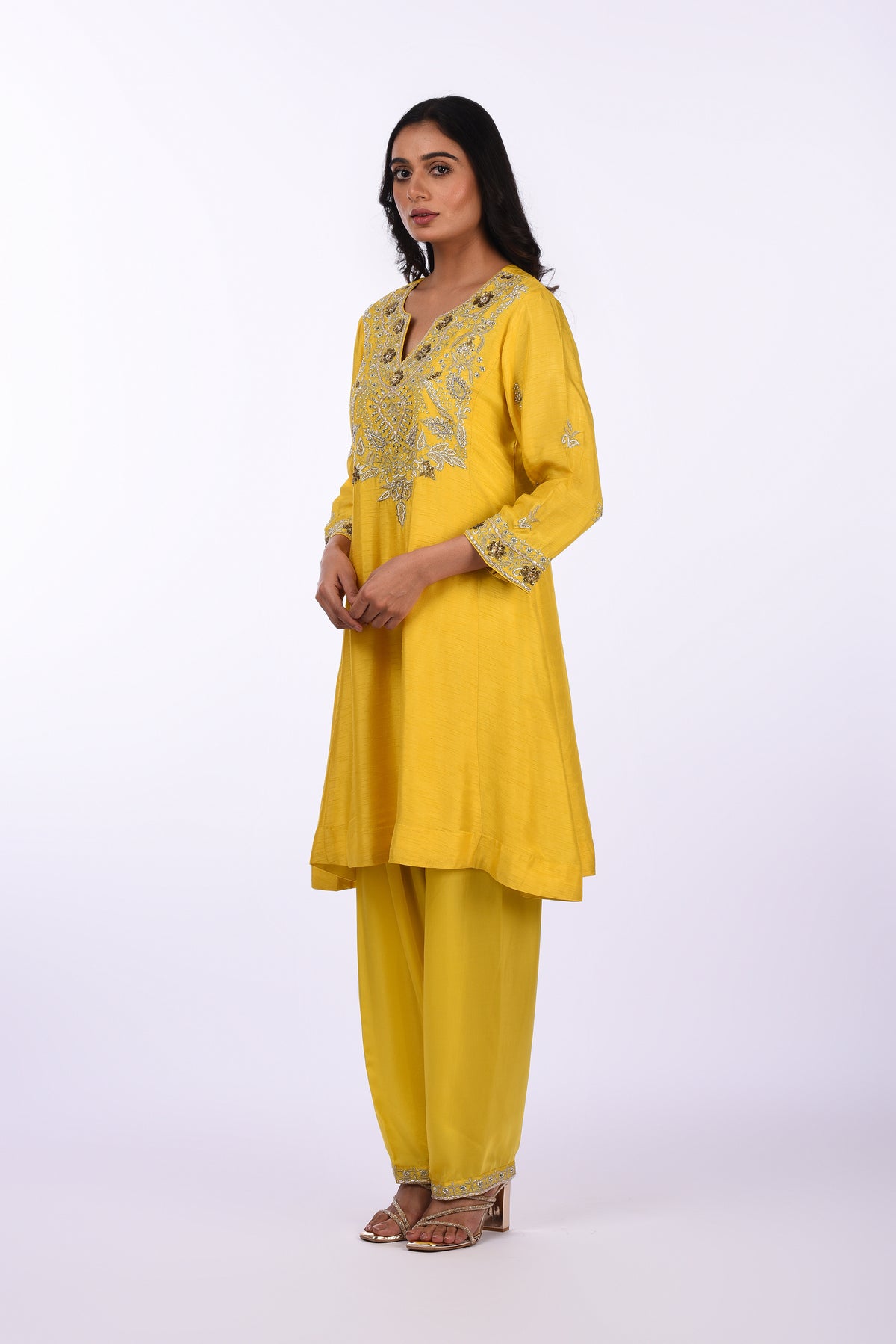 Yellow Short Co-ord Set