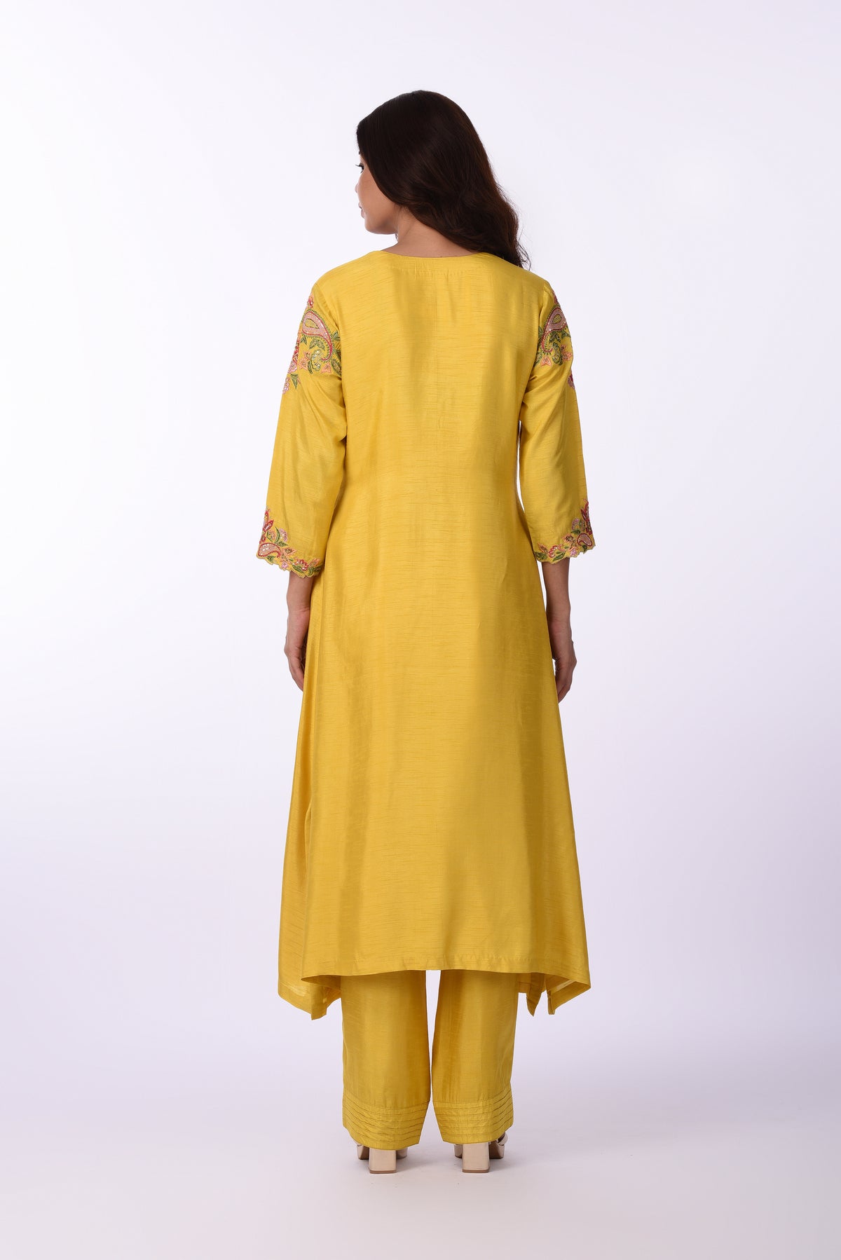 Sunshine Yellow Embroidered Kurta Set